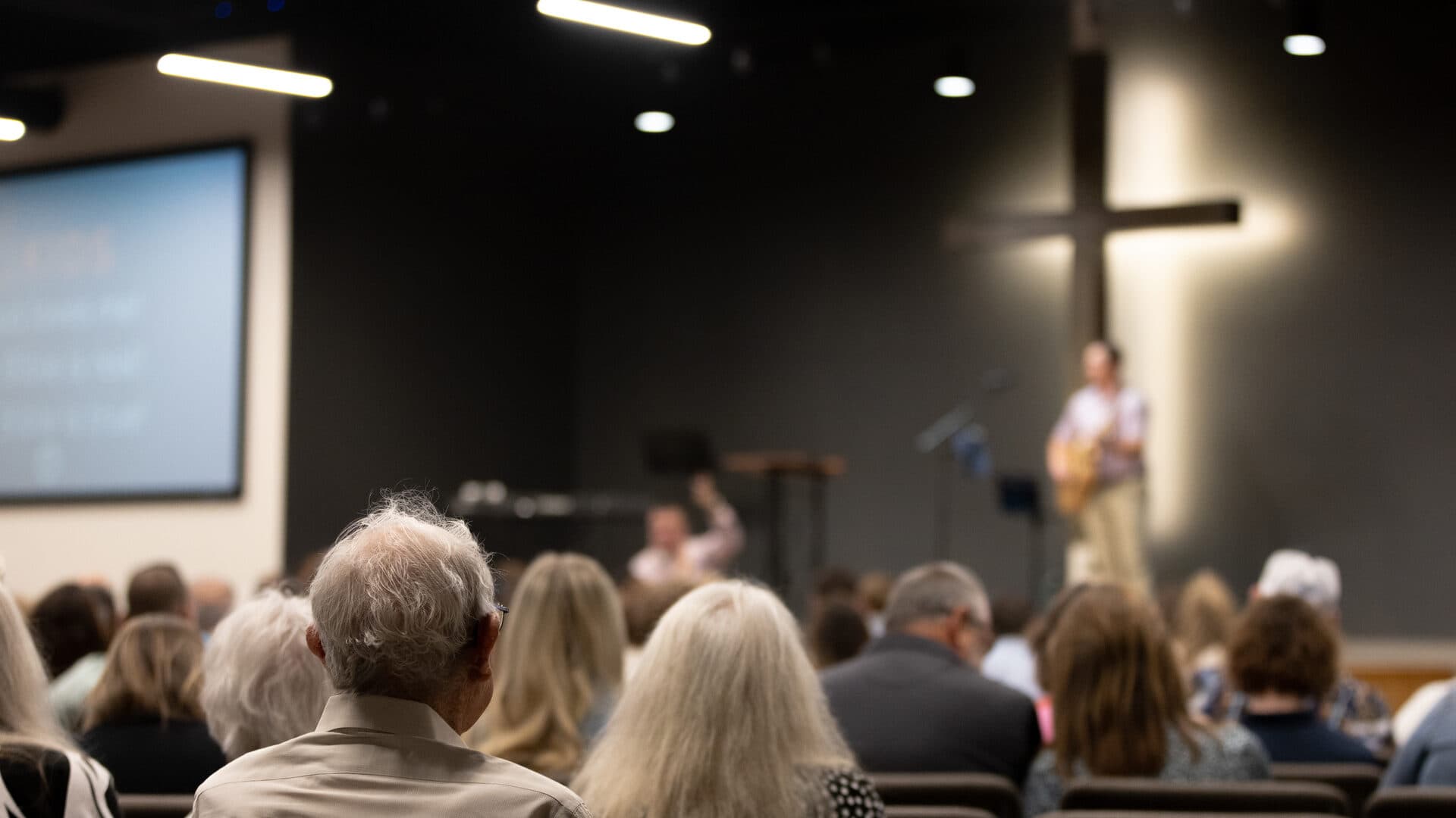 The Well gathered for worship